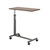 Drive Medical Overbed Table with Wheels, Woodgrain Top, Silver Vein