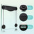 Etekcity Digital Body Weight Bathroom Scale, 6mm Tempered Glass, Black