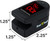 Zacurate 500 Series Fingertip Pulse Oximeter Blood Oxygen Saturation Monitor with Silicon Cover, Batteries and Lanyard (Royal Black)