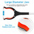Grabber Reacher Tool, 32" Foldable, Orange, 2Pack