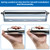 Patioer 10" Long Conveyor Roller with Bracket, 1.5" Dia Galvanized Steel Roller, Heavy Duty for Roller Stands Woodworking Material Handling, 6 Pack