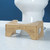 Squatty Potty Bamboo Flip Bathroom Toilet Stool - 7 and 9 inch Adjustable