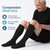 TheraMagic™ Zipper Compression Socks for Men & Women, 20-30mmHg Closed Toe Graduated Zippered Compression Stocking