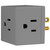 GE 3-Outlet Extender, 3 Pack, Grounded Wall Tap, Adapter Spaced, 3-Prong