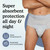 Because Maximum Incontinence Underwear for Men - Heavy Bladder Leak Protection, Ideal for Overnight Leakage, Sleek, Invisible Fit, Grey, Large - Absorbs 4 Cups - 80 Count (4 Packs of 20)