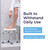 Drive Medical Shower Stool, Adjustable Height, Lightweight Aluminum, White
