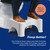 Squatty Potty Original Bathroom Toilet Stool 9 Inches Tall - White