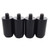 WLZW Black 2pcs Motorcycle Crash Bar Guard Ball Engine Guard Collision Protector Lever Head Fit for Harley