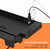 Bedside Shelf for Dorm Bunk Bed with USB Charging Port and 2 AC Outlets, Bedside Caddy, Attachable Bedside Table, College Dorm Essential Clip On Bedside Tray, Bunk Bed Accessories, Bedroom Furniture