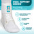 Med Spec ASO Speed Lacer Ankle Stabilizer Brace Sprain Support White MD