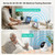 Elderly Monitors with Camera and Audio, Two-Way Talk Room Monitors for Elderly, Med Reminder Camera for Elderly Monitoring, Baby Monitors for Elderly Care and Caregivers, Video Monitor for Elderly