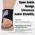 2-Pack Adjustable Ankle Brace, Lace Up Ankle Stabilizer with Support Straps, Compression Sleeve for Plantar Fasciitis, Tendonitis, Sprain Support, Suitable for Men & Women (Green)