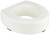 HealthSmart Enhanced Comfort 5" Raised (Round) Toilet Seat Risers for Seniors 5 Slip Resistant Pads FSA/HSA Eligible Padded Toilet Seat Elevation 15.7 x 15.2 x 6.1