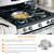 Allstare WB03X43926 Stove Knobs Replacement Parts for GE Range Parts Profile Stove Knobs 183D8269 KIP 5E87 GE Cooktop Knobs JGBP87SEM1SS PGB918SEM1SS Gas Range Burner Control Knob Oven Knobs 5 Pcs