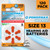 Powermax Size 13 Hearing Aid Batteries, 120 Count Long-Lasting Battery Pack, Orange Long Tab for Easy Change