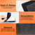 Magnetic RV Camper Insulated Door Cover, Fit Door 30'' x 79'', Black