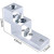 JEENDA 1pc Mechanical Panelboard Lug, Grounding Panelboard Lug, Two Conductors, Aluminum, 500 Awg, 500mcm - 4/0 Str Wire Range