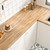 FANCYEASY 15.7"x472" Butcher Block Countertop Contact Paper Peel and Stick Waterproof Light Brown Wood Wallpaper Contact Paper for Cabinets Removable Self Adhesive Wood Vinyl Wrap for Furniture Walls