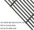 Votenli C6505A(4-Pack) 19 3/4" Cast Iron Cooking Grid Grates Replacement for Chargriller 2121, 2123, 2222, 2828, 3001, 3008, 3030, 3725, 4000, 4208, 5050, 5072, 5252, 9020