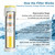 CWPW Shower head filter 12-pack,18-Stage Advanced Shower Filter Cartridge - Mineral Enrichment, Chlorine & Heavy Metal Removal, Skin & Hair Revitalization