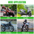 CICMOD Motorcycle Mirrors for Scooter, ATV, Dirt Bike, Cruiser, Snowmobile