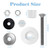 SuperDi Pool Diving Board Bolts Kit for Two Hole Residential Diving Board