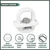 Phamyor Aluminum Tie Down Anchors Truck Bed Side Wall Anchor Compatible with 2007-2023 Chevy Silverado/GMC Sierra, 2015-2023 Chevy Colorado/GMC Canyon, Truck Bed Cargo Hooks, DZ97903, White, 9pcs