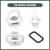 Phamyor Aluminum Tie Down Anchors Truck Bed Side Wall Anchor Compatible with 2007-2023 Chevy Silverado/GMC Sierra, 2015-2023 Chevy Colorado/GMC Canyon, Truck Bed Cargo Hooks, DZ97903, White, 9pcs