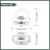 Phamyor Aluminum Tie Down Anchors Truck Bed Side Wall Anchor Compatible with 2007-2023 Chevy Silverado/GMC Sierra, 2015-2023 Chevy Colorado/GMC Canyon, Truck Bed Cargo Hooks, DZ97903, White, 9pcs