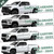 Phamyor Aluminum Tie Down Anchors Truck Bed Side Wall Anchor Compatible with 2007-2023 Chevy Silverado/GMC Sierra, 2015-2023 Chevy Colorado/GMC Canyon, Truck Bed Cargo Hooks, DZ97903, White, 9pcs