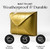NACH Wall Mount Mailboxes, 11.5 x 9 x 4.5 inch Antique Brass Wall Mailboxes for Outside, Waterproof Mailboxes for Outside - Envelope Mailbox