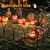 Decorative Garden Fence 17in x 10ft,10 Panels,Metal Halloween Fence Black