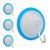 FROGSFEET Suction Cup Hooks, Strong Heavy Duty for Wreaths Hanger Glass Door Window Shower Wall Textured Tile Uneven Rough Surfaces Caddy Shelf Towel Puff Squeegee Backbrush Vinyl Fence Pool Cover