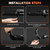 ONZILLO Bike Bar Ends, Ergonomic Bicycle Handlebar Ends Extension