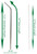4 JUMBO 14" Stainless Steel 100 oz Straw + 4 Silicone Tips HUGE SUPER LONG Drinking Wide Insulated Whirley Travel Mug FOAM Truck Stop Cup (4 Jumbo Straws)