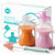 Jelly Ruru Silicone Reusable Baby Food Pouches, 5oz Squeeze Pouch, 2 Pack