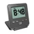 Digital Travel Alarm Clock - No Bells, No Whistles, Simple Basic Operation, Loud Alarm, Snooze, Small and Light, ON/Off Switch, 2 AAA Battery Powered, Black
