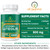 Ulmubra 800MG Liposomal Luteolin Supplement - Maximum Absorption, Premium Antioxidant Supplement for Brain & Overall Well-Being, 120 Softgels - 60-Day Supply