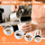 METAPRINT 500 Pack 16 oz Disposable Coffee Cups with Lids and Sleeves,White