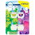 Febreze Plug In Air Freshener, Odor-Fighting Scented Oil Refill, For Home, Bathroom, & Kitchen, Long Lasting, Gain Moonlight Breeze and Gain Original Scents, 0.87oz Refills, 4 Count (2 of Each Scent)