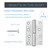 MOZCORN Lift Off Hinges 4", Removable Door Hinge, Left Handed, 6 Pack