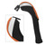 Andux 5pcs/Set Mesh Golf Wood Club Head Covers Long Neck Black/Orange