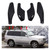 ITrims for Toyota Land Cruiser LC100 FJ100 1998-2002 Car Accessories Exterior Roof Rack Rail End Cover Shell Cap Replacement 4PCS Front Rear Black