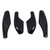 ITrims for Toyota Land Cruiser LC100 FJ100 1998-2002 Car Accessories Exterior Roof Rack Rail End Cover Shell Cap Replacement 4PCS Front Rear Black