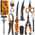 PLUSINNO Fishing Gear, Fishing Tools Kit, 7pcs Fishing Accessories, Corrosion Resistant Fishing Pliers, Fish Knife, Fish Lip Gripper, Fishing Gifts for Men