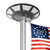 RAYSLIT Solar Flag Pole Light – 360° LED Illumination, Solar Powered, Waterproof for 20-25ft Flagpoles – Outdoor Yard Lighting – Perfect for Residential & Commercial Use