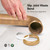 Highcraft 1-1/2” x 18” Waste Arm with Slip Joint Connection Brass Waste Bend 22-Gauge for Bathroom Sink, Kitchen Sink, Utility Sink Tubular Drain Applications, Includes Nut and Washer