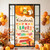 AIBIIN Fall Harvest Decorations, Kindness Leaves Others Encouraged Classroom Door Cover Banner Happy Fall Y'all Door Sign Fall Party Door Decorations 35.4 x 70.8 Inch
