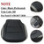 NLQR Front Driver Bottom Replacement Perforated Seat Cover Black RB Microfiber Leather Compatible with Ford F-150 Raptor 2017 2018 2019 2020