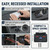 Keedin 96W 12V USB Outlet Panel Wall Mount–Dual 36W PD & Dual QC3.0 18W Car USB Charger Socket, Waterproof Switch, Surface Mount for RV, Boat, Truck, ATV, Marine